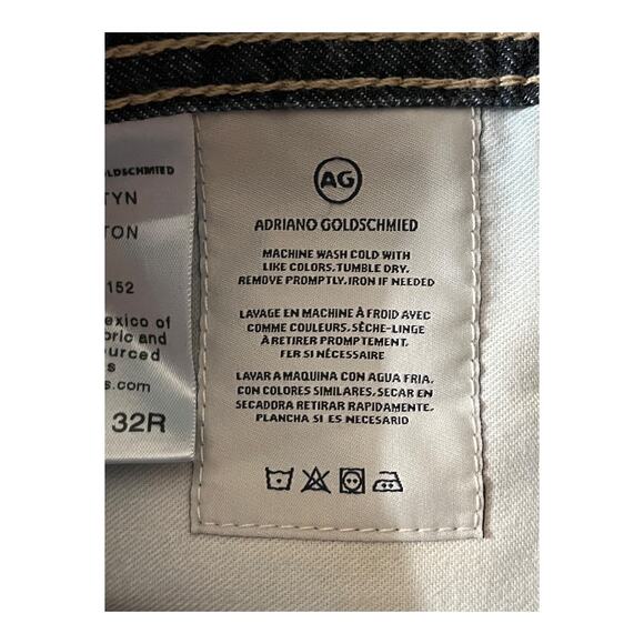 AG Adriano Goldschmied shorts Turner raw hem denim size 32 - Picture 5 of 7